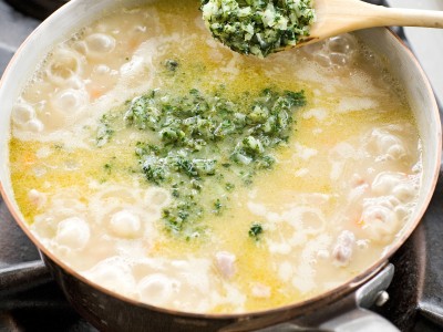 ricetta minestra-di-orzo-e-fagioli