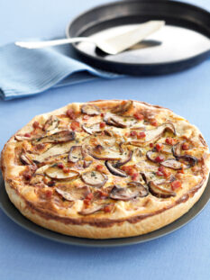 quiche lorraine ai funghi Sale&Pepe ricetta