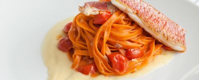 ricetta tagliolini-con-trigliette-e-crema-di-ceci