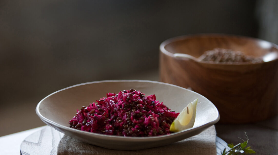 riso-salatato-con-lenticchie-di-castelluccio ricetta