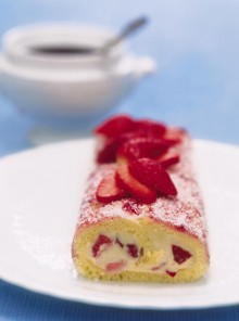 Il rotolo farcito al cocco