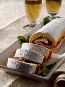 Rotolo farcito alle fragole