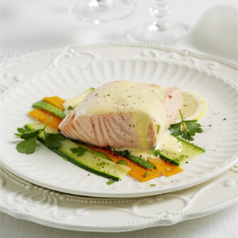 salmone con salsa olandese Sale&Pepe