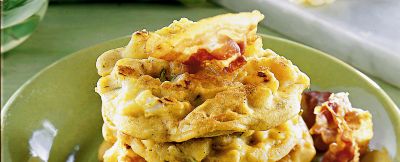 schiacciatine di cavolfiore al bacon