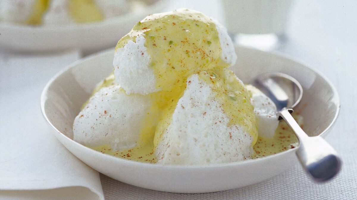 Sciumette alla crema di pistacchi