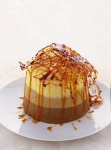 Il semifreddo di mascarpone ai tre gusti