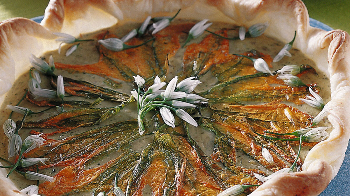 Sfoglia ai fiori di zucca e ricotta