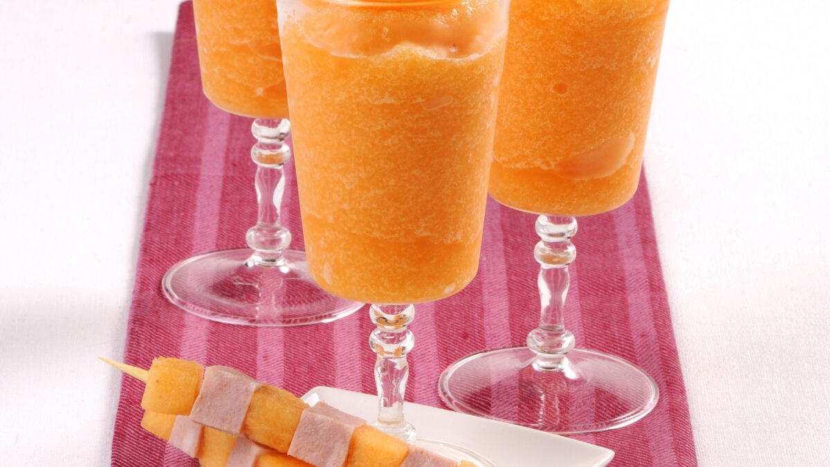 Sorbetto di melone alla vodka