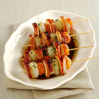 spiedini-di-cipolline-e-frutta ricetta