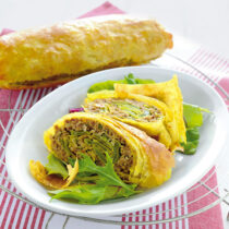 strudel-di-carne-e-piattoni-con-zenzero-e-curry ricetta