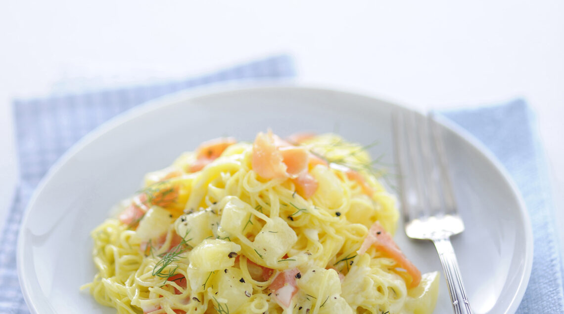 tagliolini al salmone affumicato e aneto Sale&Pepe