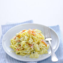 tagliolini al salmone affumicato e aneto Sale&Pepe