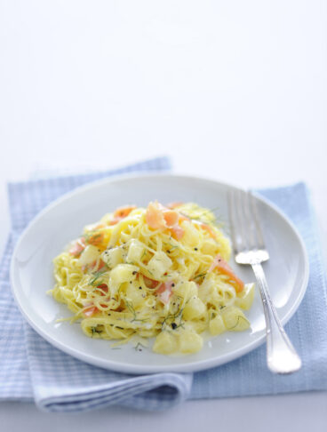 tagliolini al salmone affumicato e aneto Sale&Pepe