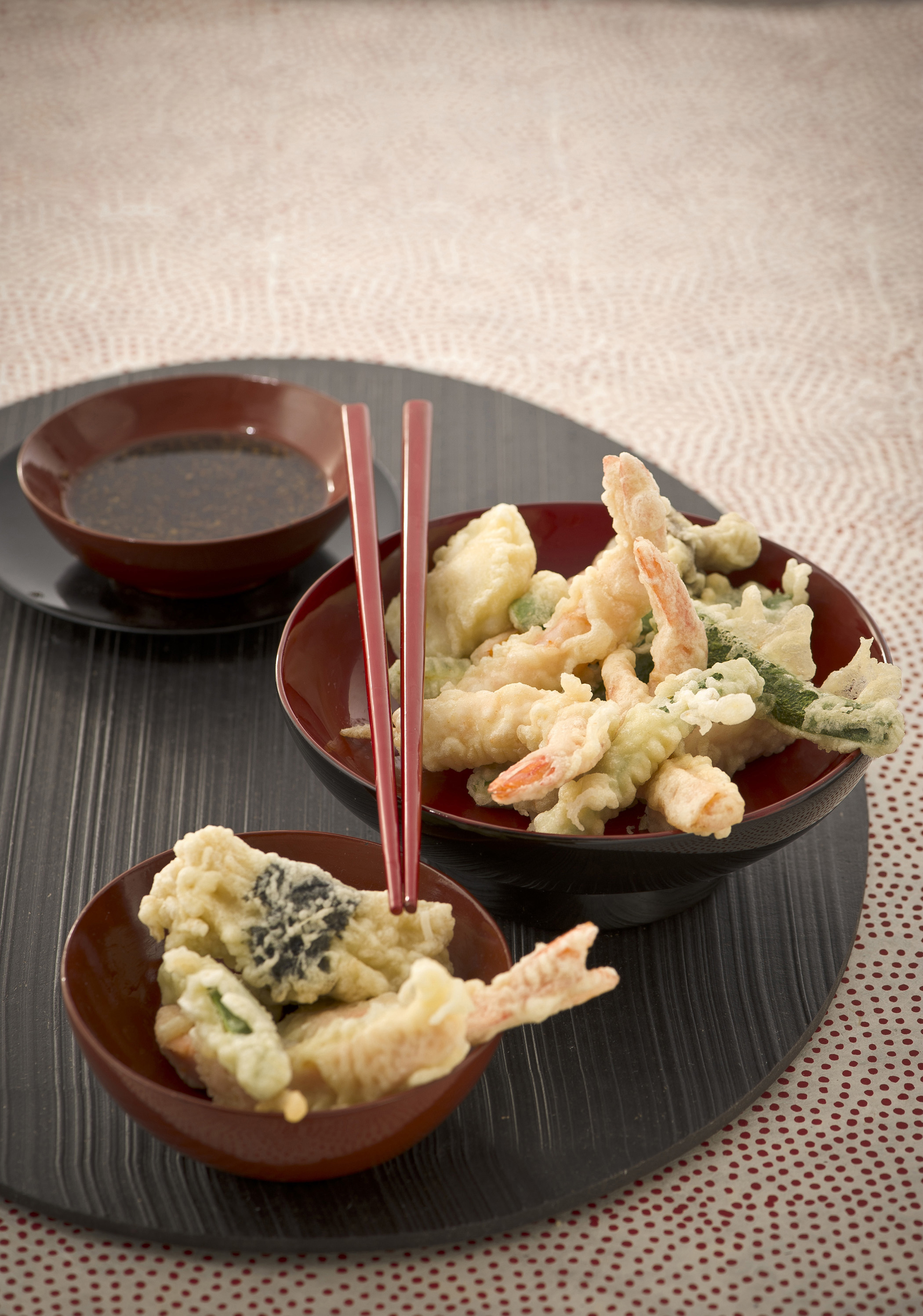Tempura Misto Di Verdure Pesce Crostacei E Frutti Di Mare Salepepe