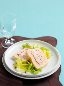 Terrina di trota salmonata e sogliola ai porri