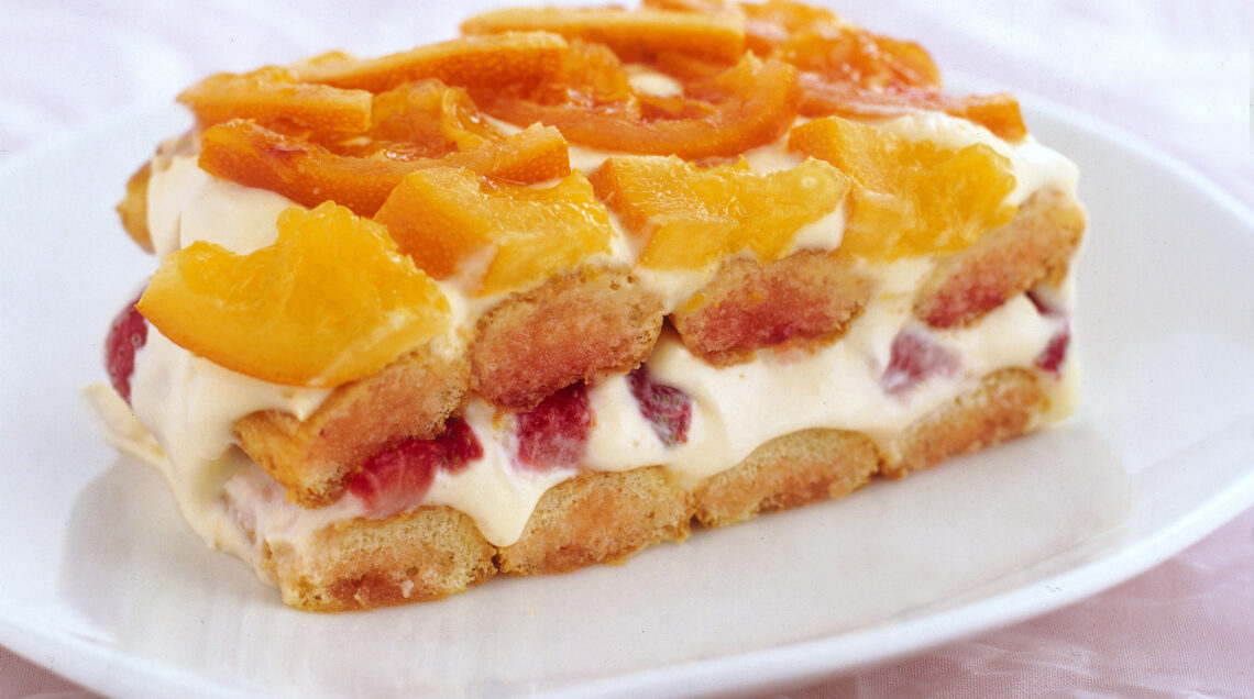 tiramisu-di-fragole-e-arance ricetta