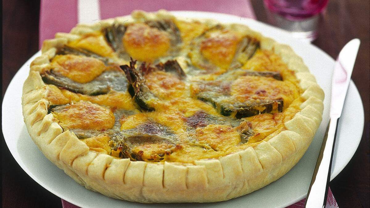Torta con crema di zucca gialla