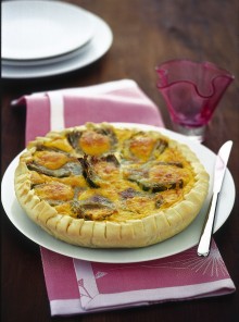 La torta con crema di zucca gialla