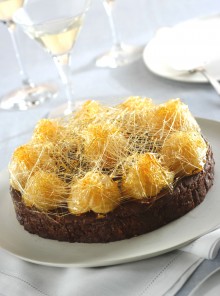 Torta di cioccolato alle clementine