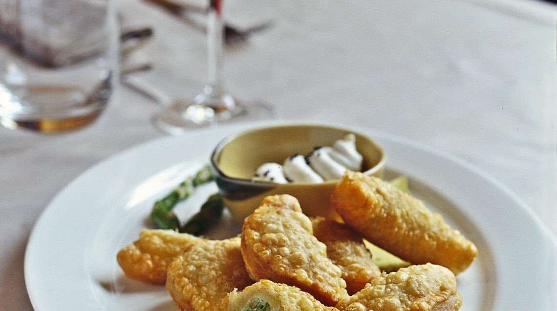 tortelli-fritti-con-asparagi-e-ricotta step