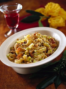 Tripoline con purè di fagioli