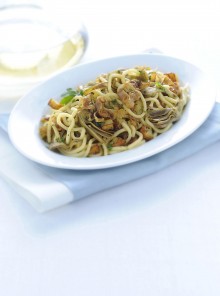I troccoli con carciofi, patate novelle e lardo