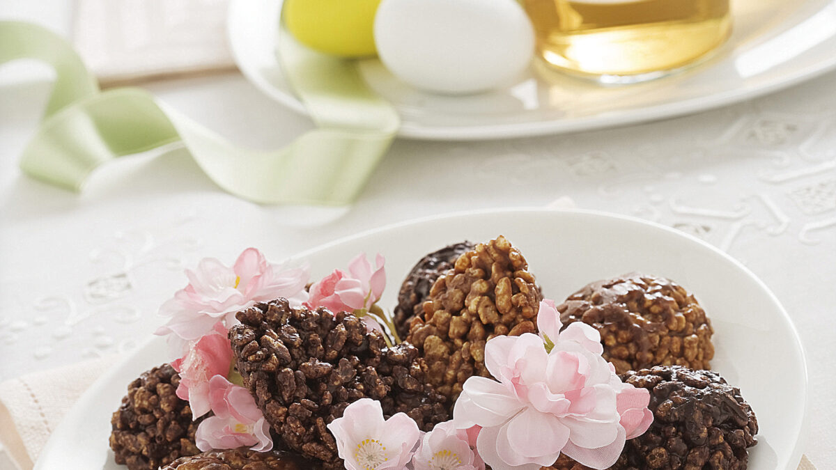 Uova di cioccolato croccanti
