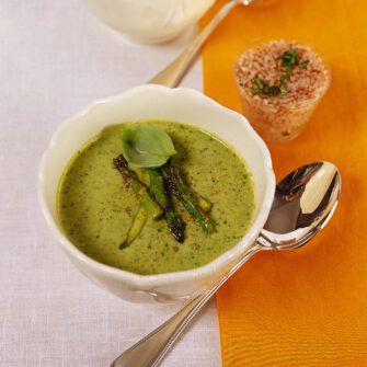 vellutata-di-asparagi-e-lattuga ricetta