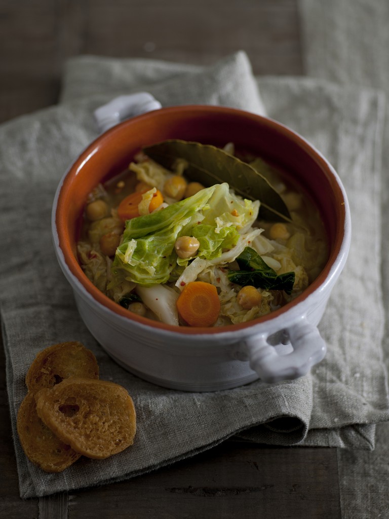 Zuppa di verza e ceci Sale&Pepe