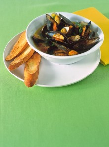 La zuppetta di molluschi al brodetto piccante
