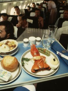 menu stellati in aereo