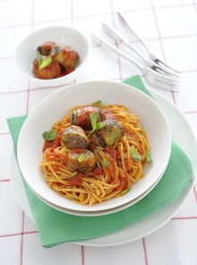 Spaghetti con le polpettine