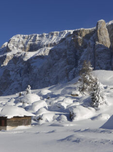 Selva di Val Gardena, dintorni di Passo Sella (Foto © Nicola Angeli /Sopa RF /Sopa /Corbis)