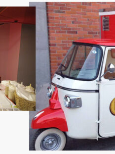 Beehappy. Il carrettino del gelato di mister PaiP, un gelataio clown che incanta i bambini con le bolle di sapone.