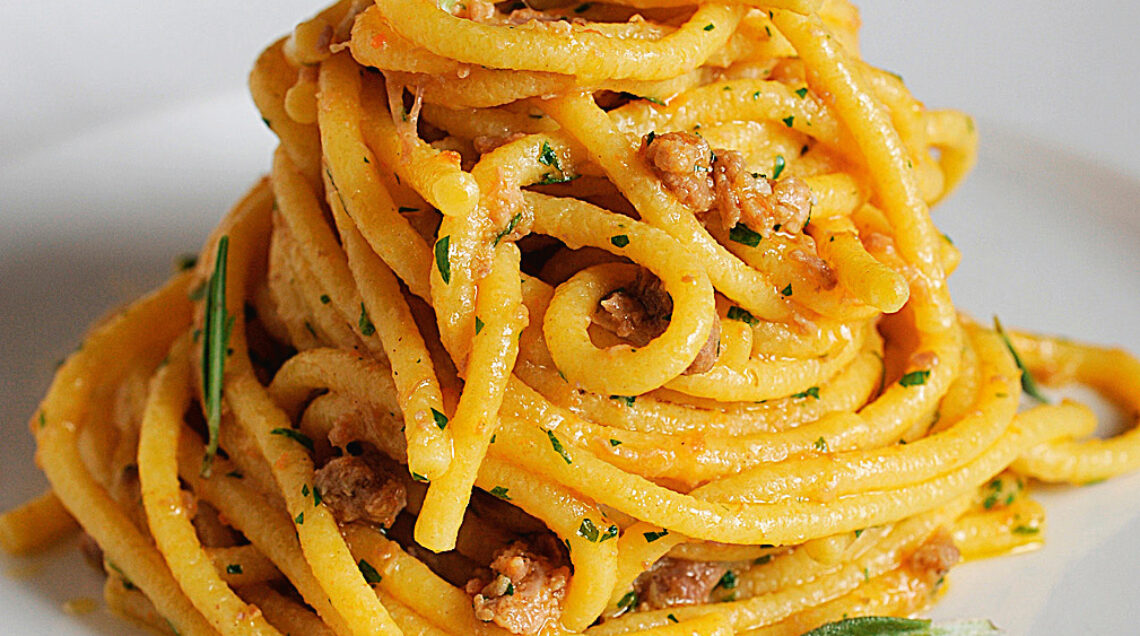 Bigoli con sugo di anatra