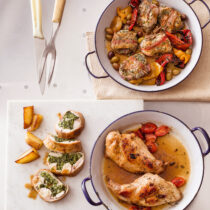 cosce alla birra con pomodorini Sale&Pepe ricetta