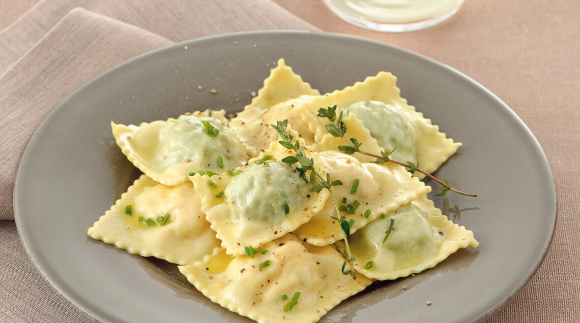 ravioli quadrati grandi Sale&Pepe piatto