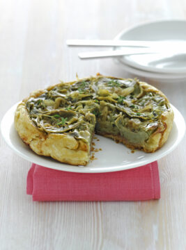 Tatin al prosciutto crudo e aromi