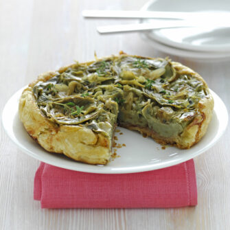 Tatin al prosciutto crudo e aromi