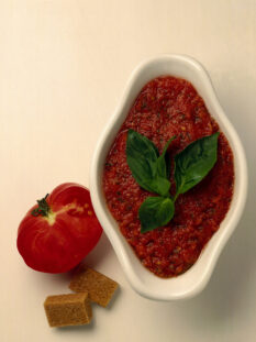 SALSA AGRODOLCE CON PEZZI DI POMODORO