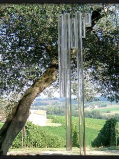Torre Fornello - Il Lento Fermento del Vento, scultura di Renato Jaime Morganti