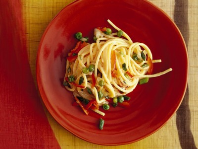 Spaghetti- carbonara- vegetariana
