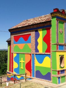 Cappella di Barolo, esterno di Sol Lewitt