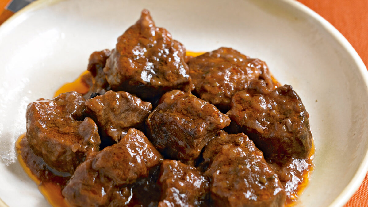Spezzatino di cinghiale al vino