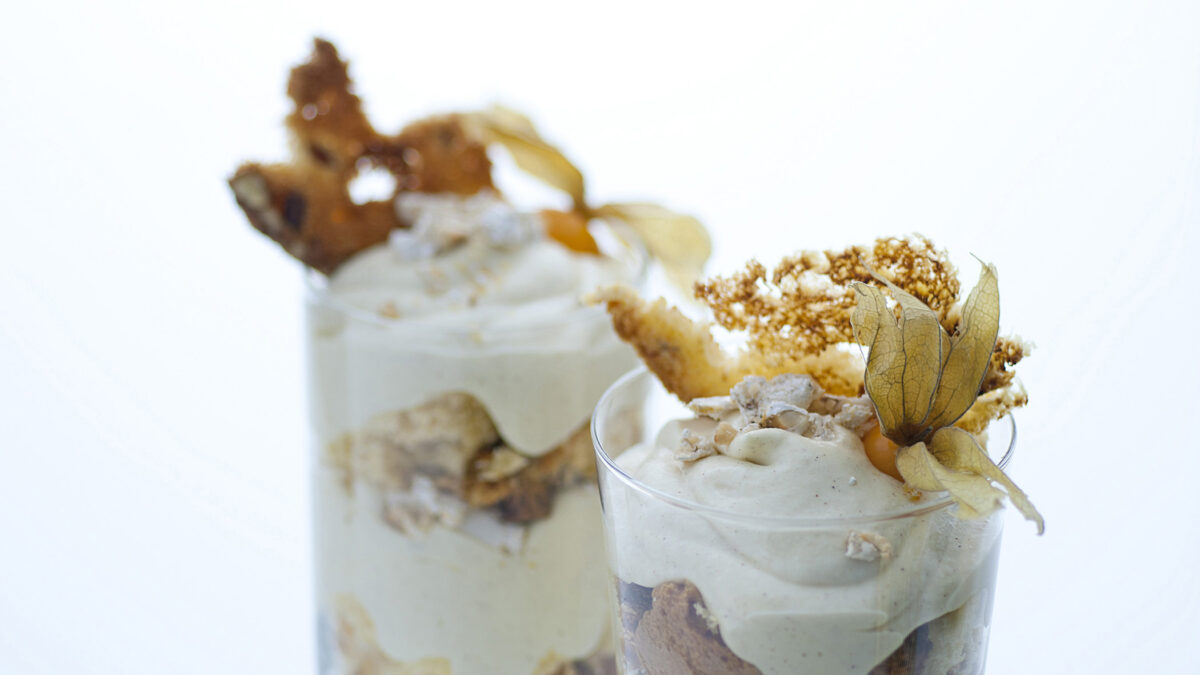Calici speziati al panettone alla cannella