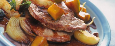 Risultati immagini per scaloppine di maiale e pere