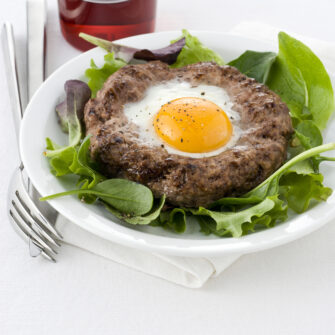 hamburger al forno con uova Sale&Pepe