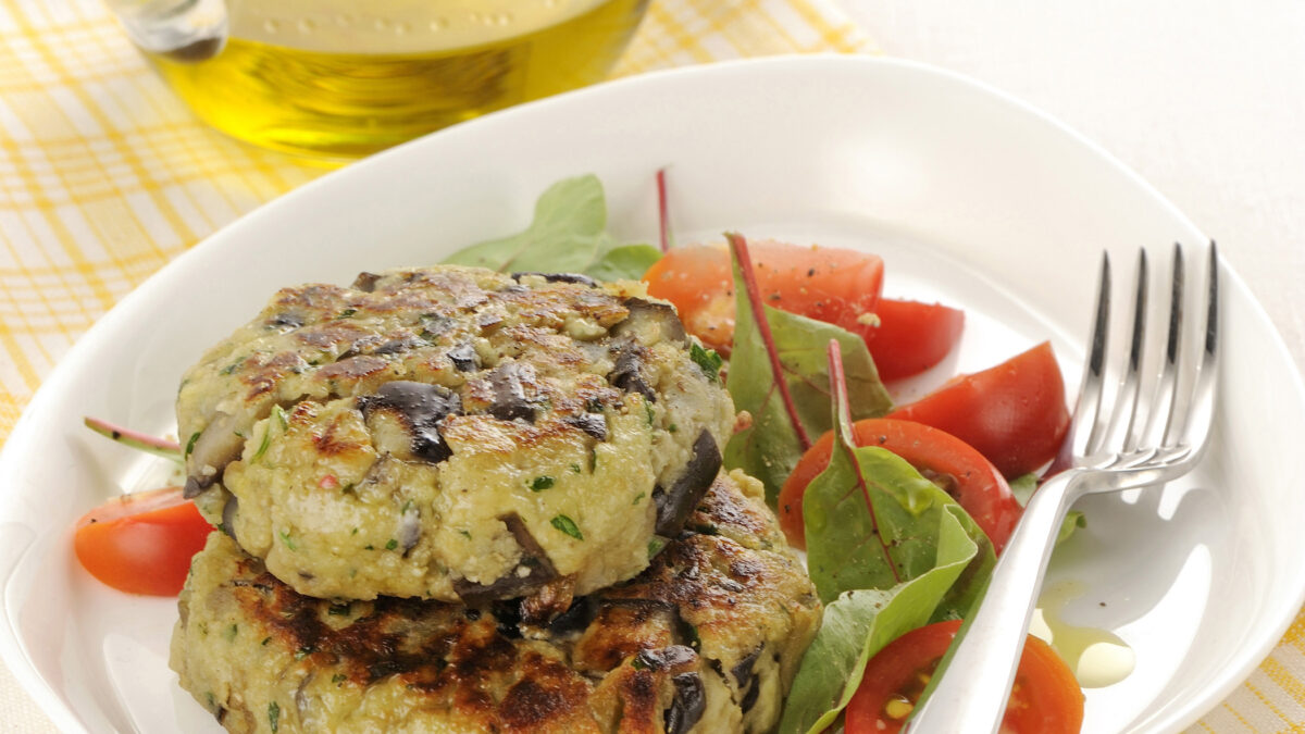 Hamburger di melanzane con pecorino