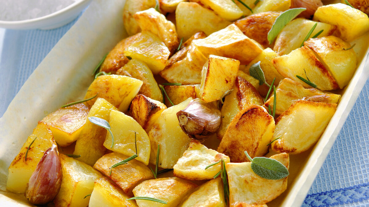 Patate al forno croccanti