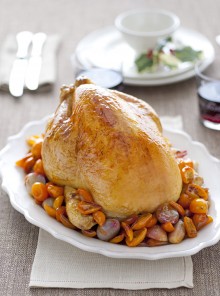 Cappone arrosto agli agrumi